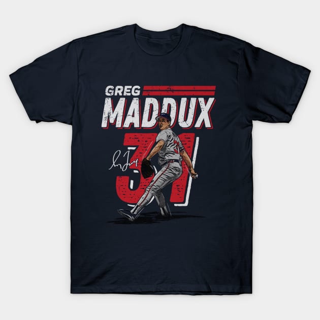 Greg Maddux Atlanta Dash T-Shirt by ganisfarhan